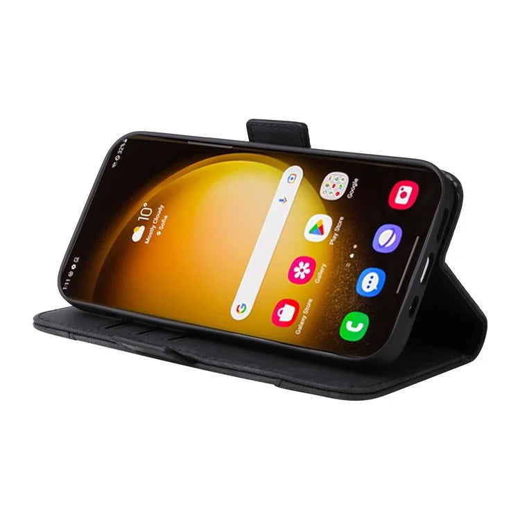BETOPNICE 001 for Samsung Galaxy S24 Ultra Case PU Leather Stand Wallet Phone Cover