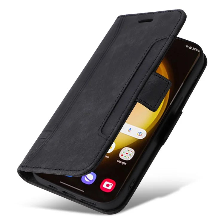 BETOPNICE 001 for Samsung Galaxy S24 Ultra Case PU Leather Stand Wallet Phone Cover