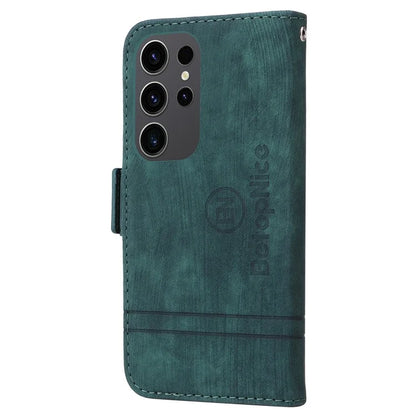 BETOPNICE 001 for Samsung Galaxy S24 Ultra Case PU Leather Stand Wallet Phone Cover