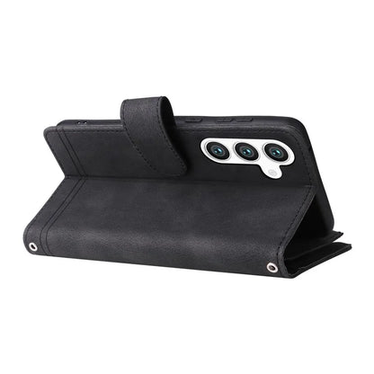For Samsung Galaxy S24+ Case Multi Card Holder Zipper Phone Cover