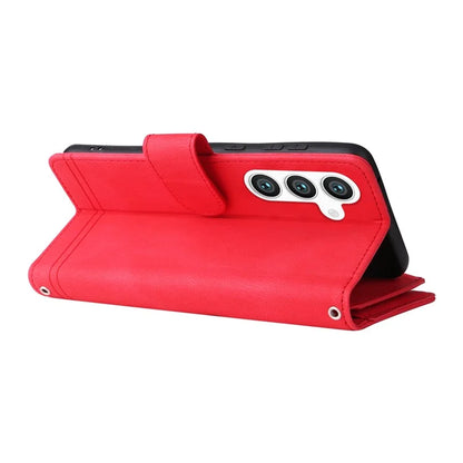 For Samsung Galaxy S24+ Case Multi Card Holder Zipper Phone Cover
