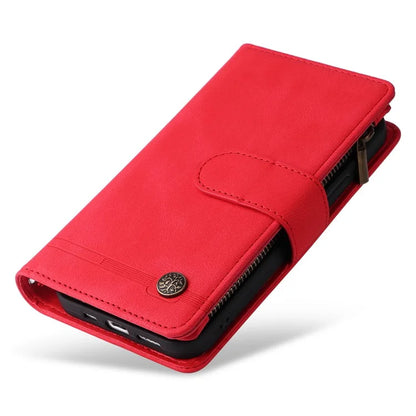 For Samsung Galaxy S24+ Case Multi Card Holder Zipper Phone Cover