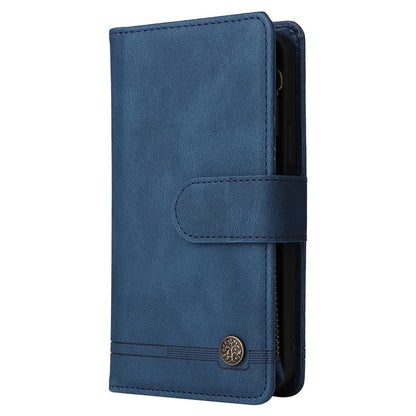 For Samsung Galaxy S24 Ultra Case Zipper Pocket Flip Leather Protective Phone Cover
