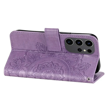 For Samsung Galaxy S24 Ultra Case Wallet PU Leather Magnetic Flip Folio Phone Cover