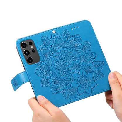 For Samsung Galaxy S24 Ultra Case Wallet PU Leather Magnetic Flip Folio Phone Cover