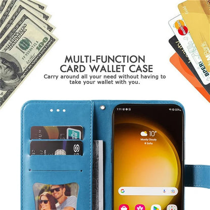 For Samsung Galaxy S24 Ultra Case Wallet PU Leather Magnetic Flip Folio Phone Cover