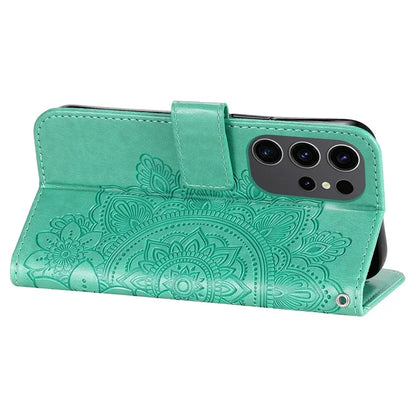 For Samsung Galaxy S24 Ultra Case Wallet PU Leather Magnetic Flip Folio Phone Cover