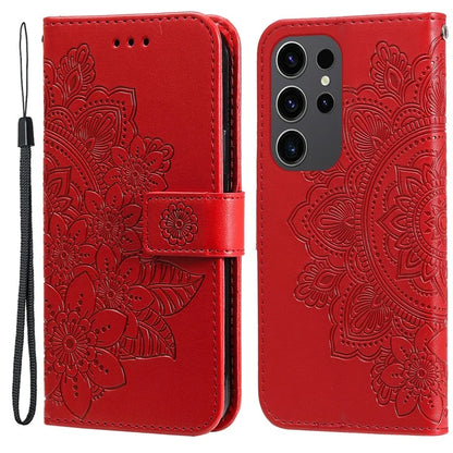 For Samsung Galaxy S24 Ultra Case Wallet PU Leather Magnetic Flip Folio Phone Cover