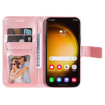 For Samsung Galaxy S24 Ultra Case Wallet PU Leather Magnetic Flip Folio Phone Cover