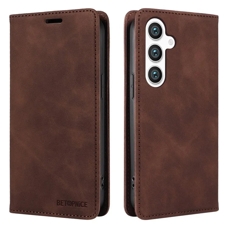 BETOPNICE 003 for Samsung Galaxy S24+ Case RFID Blocking Stand Leather Phone Cover