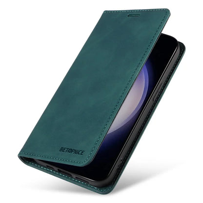 BETOPNICE 003 for Samsung Galaxy S24+ Case RFID Blocking Stand Leather Phone Cover