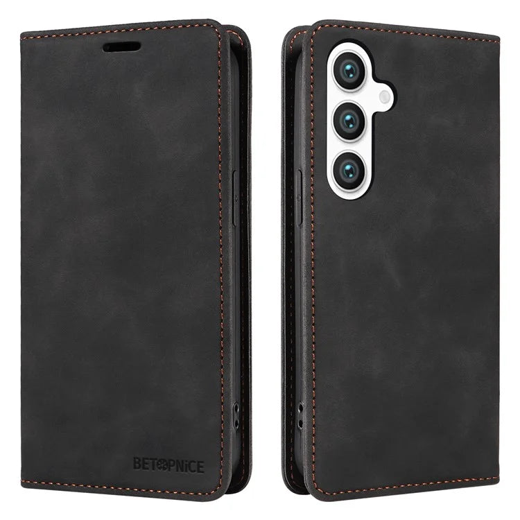 BETOPNICE 003 for Samsung Galaxy S24+ Case RFID Blocking Stand Leather Phone Cover