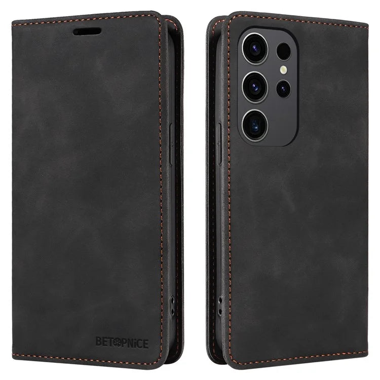 BETOPNICE 003 for Samsung Galaxy S24 Ultra Case Flip Wallet RFID Blocking Phone Cover