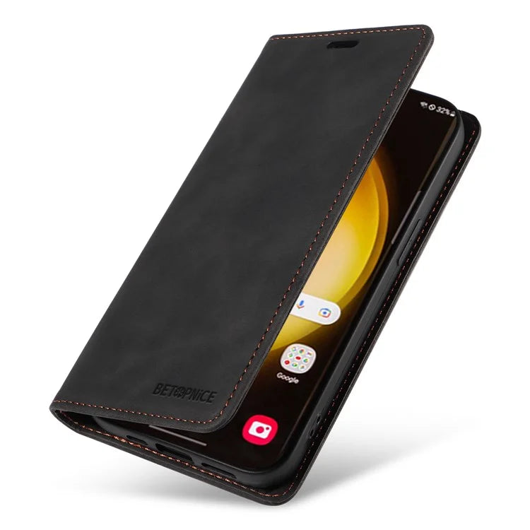 BETOPNICE 003 for Samsung Galaxy S24 Ultra Case Flip Wallet RFID Blocking Phone Cover