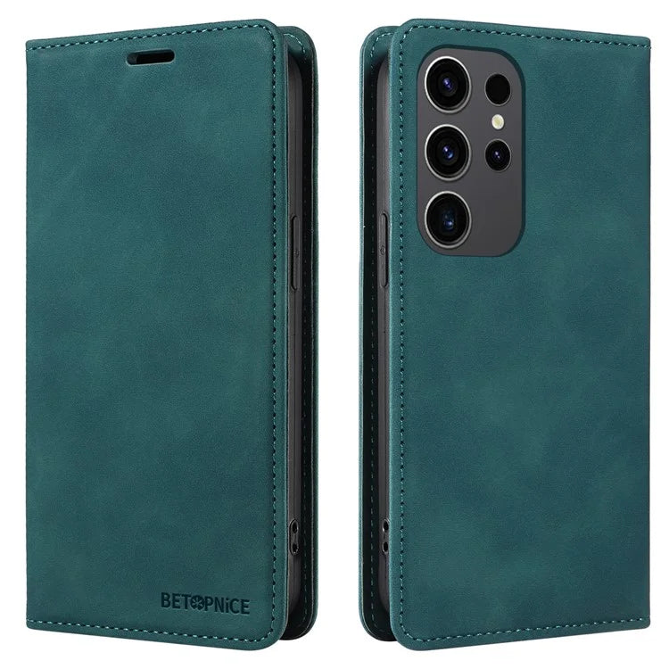 BETOPNICE 003 for Samsung Galaxy S24 Ultra Case Flip Wallet RFID Blocking Phone Cover