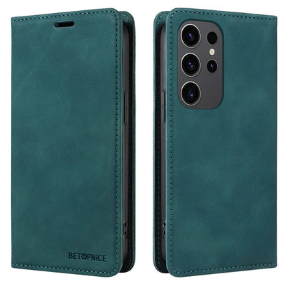 BETOPNICE 003 for Samsung Galaxy S24 Ultra Case Flip Wallet RFID Blocking Phone Cover