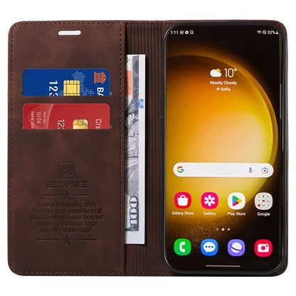 BETOPNICE 003 for Samsung Galaxy S24 Ultra Case Flip Wallet RFID Blocking Phone Cover