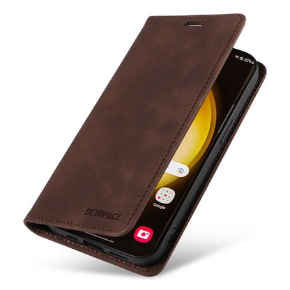 BETOPNICE 003 for Samsung Galaxy S24 Ultra Case Flip Wallet RFID Blocking Phone Cover