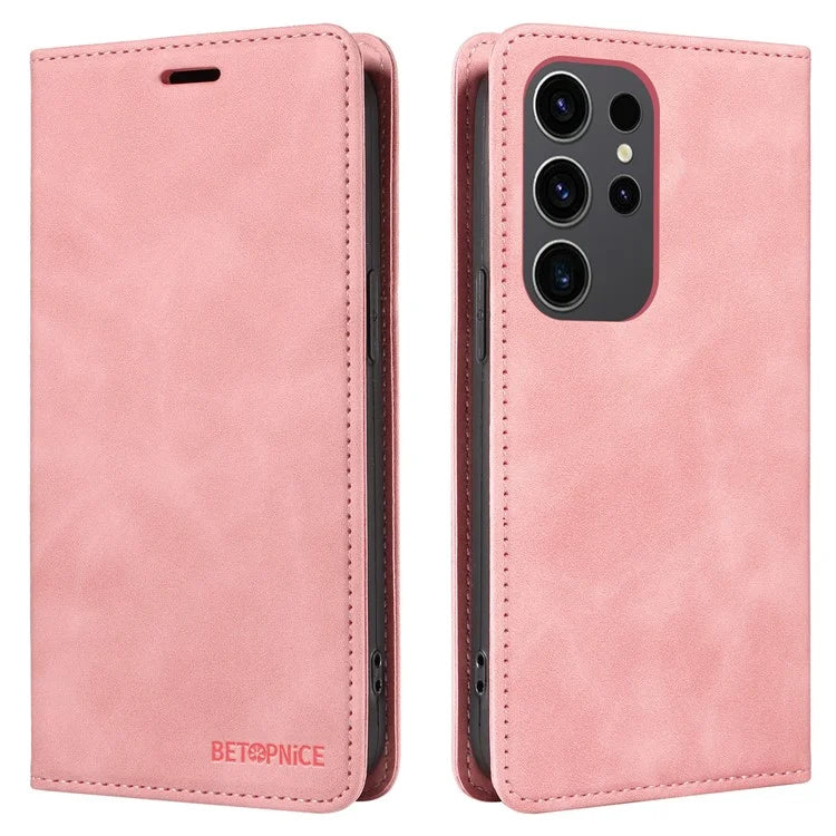 BETOPNICE 003 for Samsung Galaxy S24 Ultra Case Flip Wallet RFID Blocking Phone Cover