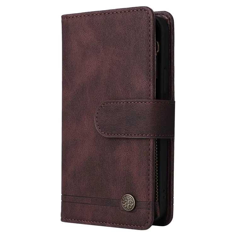 For Samsung Galaxy A05 4G Case Zipper Pocket Wallet Phone Leather Cover