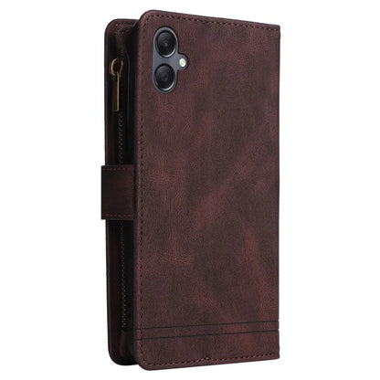 For Samsung Galaxy A05 4G Case Zipper Pocket Wallet Phone Leather Cover