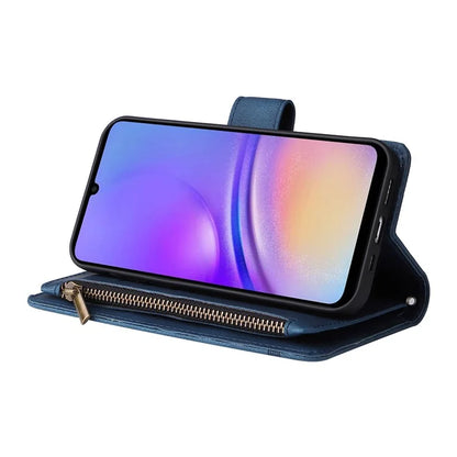 For Samsung Galaxy A05 4G Case Zipper Pocket Wallet Phone Leather Cover