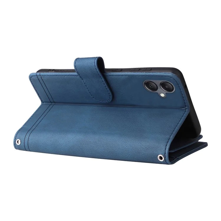For Samsung Galaxy A05 4G Case Zipper Pocket Wallet Phone Leather Cover