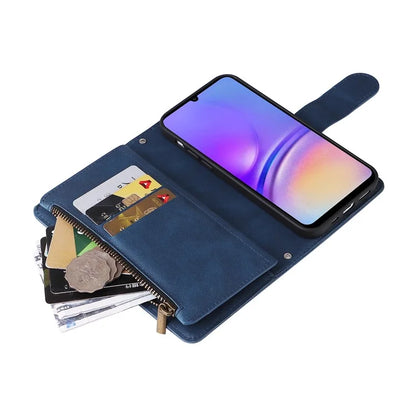 For Samsung Galaxy A05 4G Case Zipper Pocket Wallet Phone Leather Cover