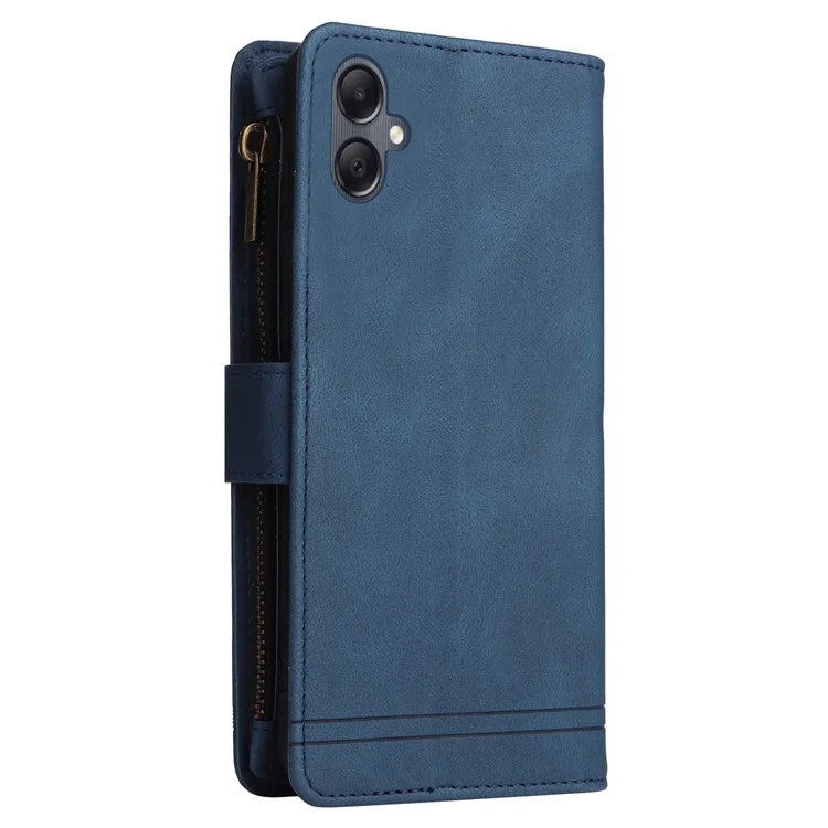 For Samsung Galaxy A05 4G Case Zipper Pocket Wallet Phone Leather Cover