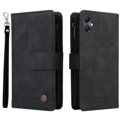 For Samsung Galaxy A05 4G Case Zipper Pocket Wallet Phone Leather Cover