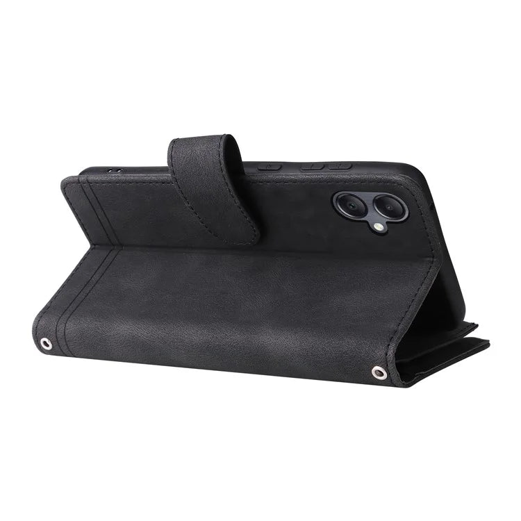 For Samsung Galaxy A05 4G Case Zipper Pocket Wallet Phone Leather Cover