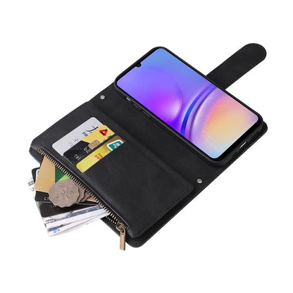For Samsung Galaxy A05 4G Case Zipper Pocket Wallet Phone Leather Cover