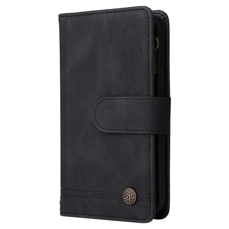 For Samsung Galaxy A05 4G Case Zipper Pocket Wallet Phone Leather Cover