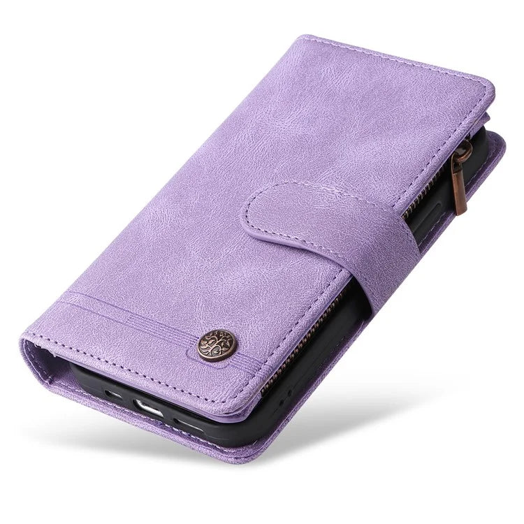 For Samsung Galaxy A05 4G Case Zipper Pocket Wallet Phone Leather Cover