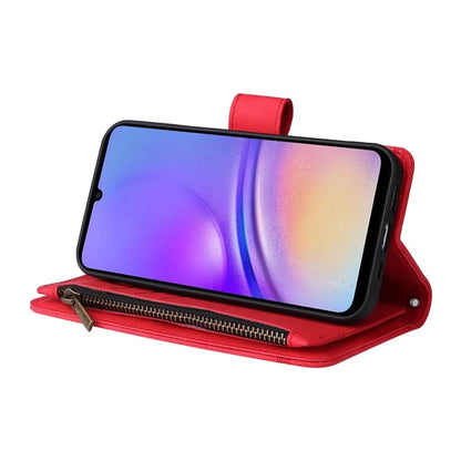 For Samsung Galaxy A05 4G Case Zipper Pocket Wallet Phone Leather Cover
