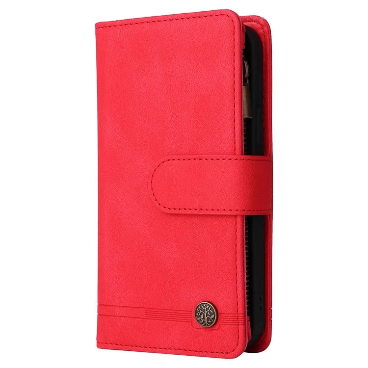 For Samsung Galaxy A05 4G Case Zipper Pocket Wallet Phone Leather Cover