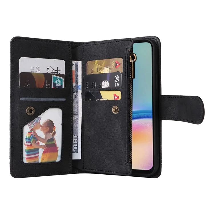 For Samsung Galaxy A05s 4G Case Multiple Card Slots Leather Stand Phone Cover