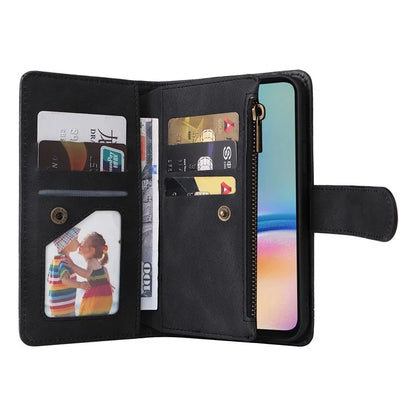 For Samsung Galaxy A05s 4G Case Multiple Card Slots Leather Stand Phone Cover