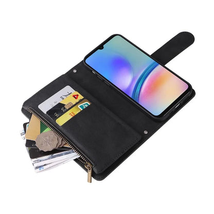 For Samsung Galaxy A05s 4G Case Multiple Card Slots Leather Stand Phone Cover