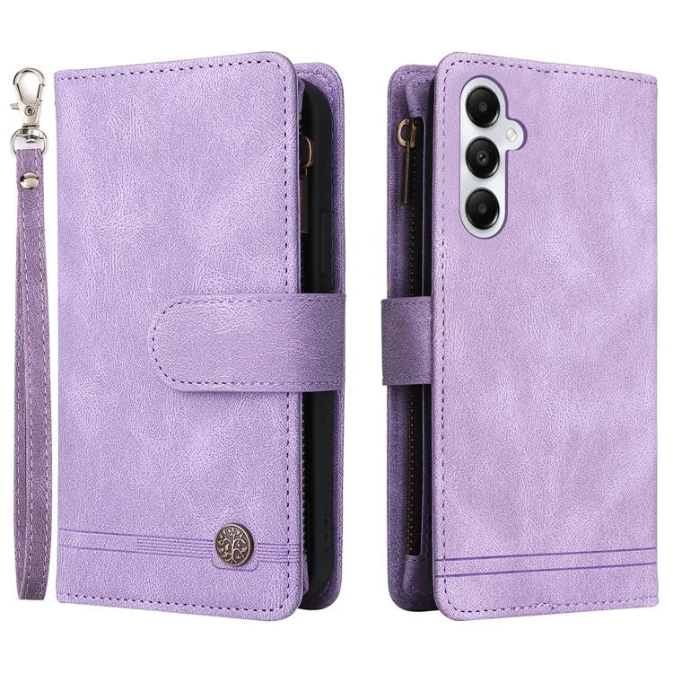 For Samsung Galaxy A05s 4G Case Multiple Card Slots Leather Stand Phone Cover