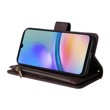 For Samsung Galaxy A05s 4G Case Multiple Card Slots Leather Stand Phone Cover