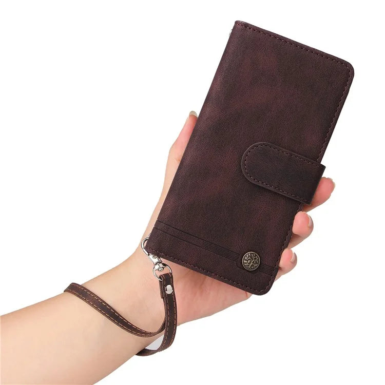 For Samsung Galaxy A05s 4G Case Multiple Card Slots Leather Stand Phone Cover
