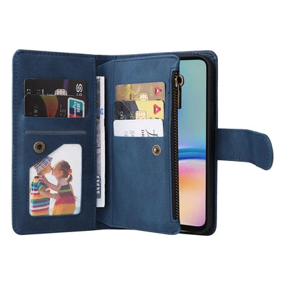For Samsung Galaxy A05s 4G Case Multiple Card Slots Leather Stand Phone Cover