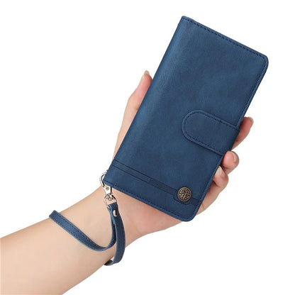 For Samsung Galaxy A05s 4G Case Multiple Card Slots Leather Stand Phone Cover