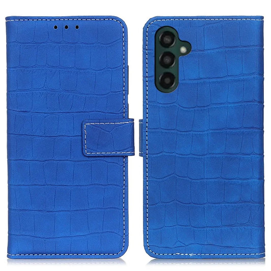 For Samsung Galaxy A25 5G (Global) (161.0 x 76.5 x 8.3mm) Case PU Leather Crocodile Texture Wallet Cover