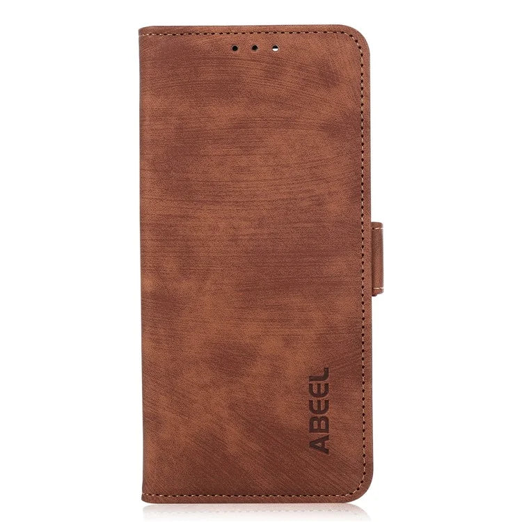 ABEEL For Samsung Galaxy A25 5G (Global) (161.0 x 76.5 x 8.3mm) Case Magnetic Clasp Leather Wallet Cover