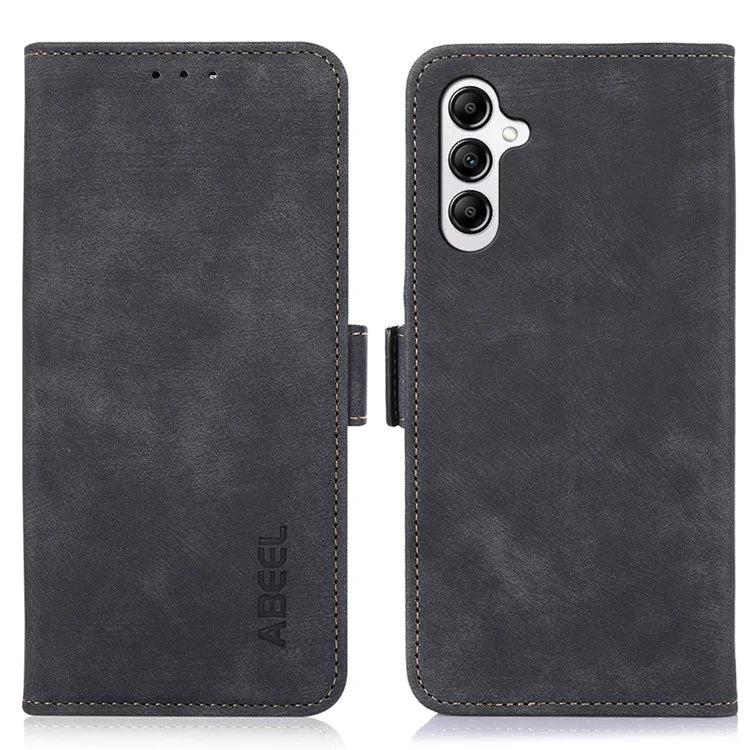 ABEEL For Samsung Galaxy A25 5G (Global) (161.0 x 76.5 x 8.3mm) Case Magnetic Clasp Leather Wallet Cover