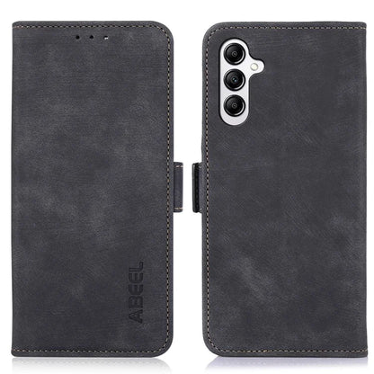 ABEEL For Samsung Galaxy A25 5G (Global) (161.0 x 76.5 x 8.3mm) Case Magnetic Clasp Leather Wallet Cover