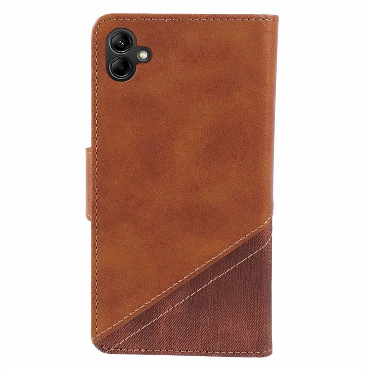 For Samsung Galaxy A05 4G Case Wallet Splicing Leather Phone Cover