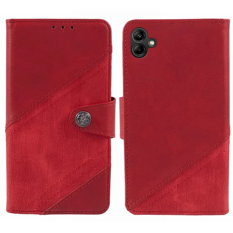 For Samsung Galaxy A05 4G Case Wallet Splicing Leather Phone Cover